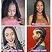 BEFUNNY Ombre Red Braiding Hair Pre Stretched, 8 Packs/Lot 24 Inch Pressional Prestretched Braiding Hair, Yaki Texture Synthetic Hair Extensions For Human Crochet Braids, Itch Free(24
