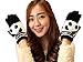 Bienvenu Girls Cute Cartoon Panda Winter Warmer Touchscreen Knit Mitten Texting Gloves