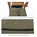 Hifunk Men's MTB Mountain Bike Cycling Shorts Loose-Fit Quick Dry Lightweight Baggy Bicycle Short Water-Resistant UPF 50+(Army Green,L)