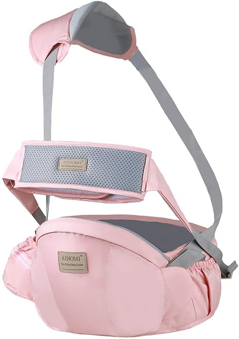 Coton Multi Positions Tabouret Bebe Ideal Pour Les Nourrissons De 3 A 36 Mois Porte Bebe Ventral Ergonomique Tabouret Siege De Hanche Avec Protection De Ceinture De Securite Porte Bebes Ventraux Bebe Puericulture