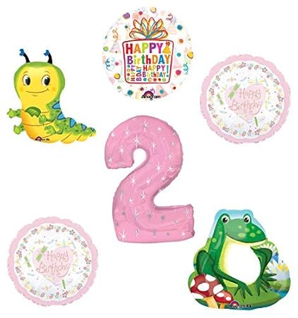 Amazon Com Garden Tea Party Dragonfly Caterpillar Frog 2nd