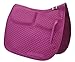 ECP Equine Comfort Products Contoured Correction Dressage Saddle Pad with Adjustable Memory Foam Shims, Quilted Poly-Cotton Design, Pressure Relief for Horses with Swayback or Muscle Loss