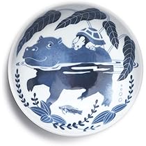 Amazon.com: natural69 Dyed Old Hasami [Small Bowl] Hippo