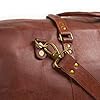 NAMA-James-Weekender-Echtes-Leder-Reisetasche-Vintage-Retro-Sporttasche-60-cm-45-Liter-fuer-Damen-und-Herren-Duffle-Bag-Schultertasche-Naturleder-Braun