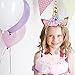 Unicorn Headband and Birthday Girl Sash Set, Gold Glitter Unicorn Horn & Pink Satin Sash for Unicorn Birthday Girl Set Happy Birthday Party Supplies Favors and Decorations