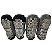 Baby 6 Pairs Assorted Non Skid Ankle Cotton Socks Baby Walker Boys Girls Toddler Anti Slip Stretch Knit Stripes Star Footsocks Sneakers Crew Socks with Grip for 1-3 Years