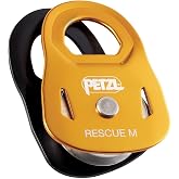 Petzl, Rescue M, High-Strength High-Efficiency Pulley, Yellow