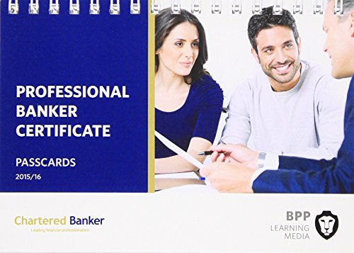Professional Banker Certificate: Passcards