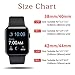 ATUP Compatible with for Apple Watch Replacement Band 38mm 40mm 42mm 44mm Women Men, Soft Silicone Band Compatible with for iWatch Series 4, 3, 2, 1 (Black, 42mm/44mm-M/L)