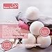 Heart Felt Wool Dryer Balls (6 Pack XL) Pure New Zealand Wool, No Cheap Fillers, Natural Reusable Non-Toxic Fabric Softener, Reduces Drying Time