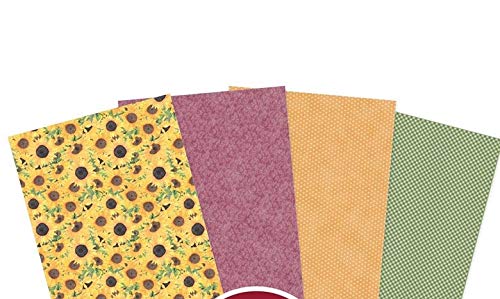 Hunkydory Crafts Forever Florals - Sunflower Printed Parchment