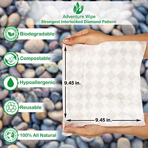 Adventure Wipe Compressed Wipes, Towels, or Compact Toilet Paper