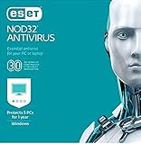 ESET NOD32 Antivirus 2019 - 5 PCs / 1 Year [Product Key Card]