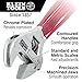 Klein Tools D509-8 Adjustable Wrench, Extra Wide Jaw Forged Drive Wrench with High Polish Chrome Finish, 8-Inch