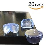 Clear Table Corner Guards Edge Protector with Smile Shape for Home Baby Safety 20 PCS by YOOFOSS