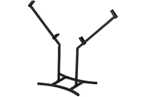 Milltown Merchants 10" Pinnacle Metal Display Stand - Square Display Stand - Fused Glass Art Base - Plate Stand/Plate Holder - Square Art Panel Stand - 1 Pack