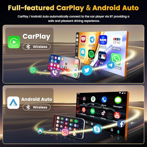 Fuluku 4+128GB Android 15 Car Radio for Seat Leon MK2 2005-2012 Carplay Android Auto Wireless, 9 Inch Touch Screen Autoradio Bluetooth/GPS/Reverse Camera/FM/RDS/EQ/WiFi/SWC/UI