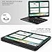 LENRICH iPad Pro 11 case Keyboard 2018 Backlit, 7 Color Backlight 360 rotatable Wireless Folio 180 Flip Swivel Smart Cover Hard Shell Stand Auto Sleep/Wake up Black