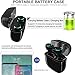 Wireless Earbuds, Bluetooth 4.2 Earphones TWS Touch Control Mini in-Ear Headsets with Mic, Stereo Sports Gym Running Sweatproof Earphone with 1000mAh Charging Box, for iOS & Android (Black-I8X)