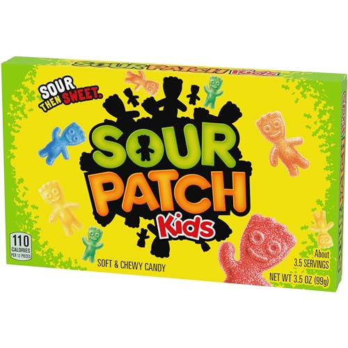 SOUR PATCH KIDS SOFT & CHEWY GUMMY CANDY, 3.5 OZ