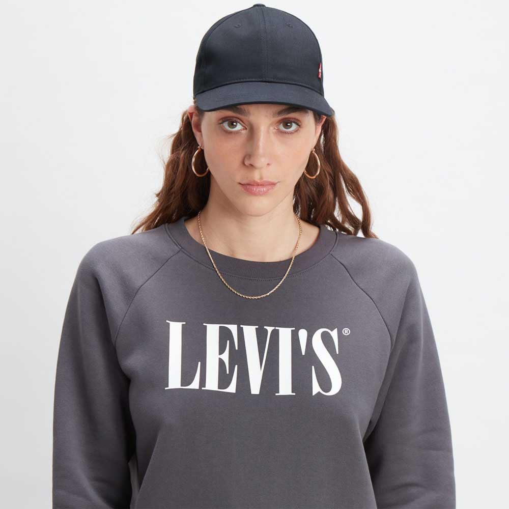 Levi's Herren Classic Twill Red Tab Baseball Cap, Schwarz (Black), 58 cm 2