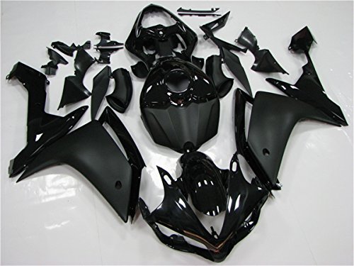 NT FAIRING Glossy Matte Black Injection Mold Fairing Fit for Yamaha 2007 2008 YZF R1 R1000 YZF-R1 New Painted Kit ABS Plastic Motorcycle Bodywork Aftermarket