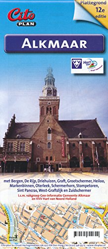 Alkmaar (Netherlands) 1:10,700 Street Map CITO
