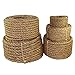 SGT KNOTS Twisted Manila Rope - Natural 3 Strand Fiber Hemp Rope for Indoor and Outdoor Use - Multipurpose Manila Rope for Crafts, DIY Projects, Home Decorating, Climbing - 1/2 in x 100 ft