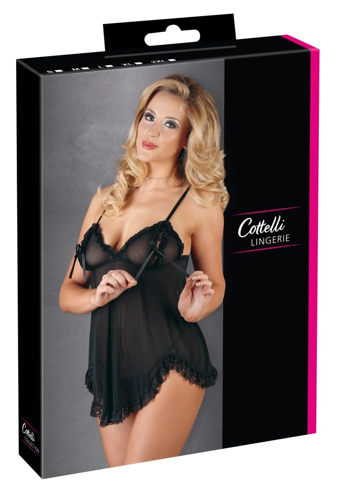 Cottelli Collection Large Ruffles Babydoll Set