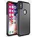 TETHYS Protanium Series Case Designed for iPhone XS / iPhone X - Heavy Duty / Reinforced Protection /Shock Absorption/Scratch Resistant Phone Cover for iPhone XS / iPhone X (TT000053) - Gunmetal