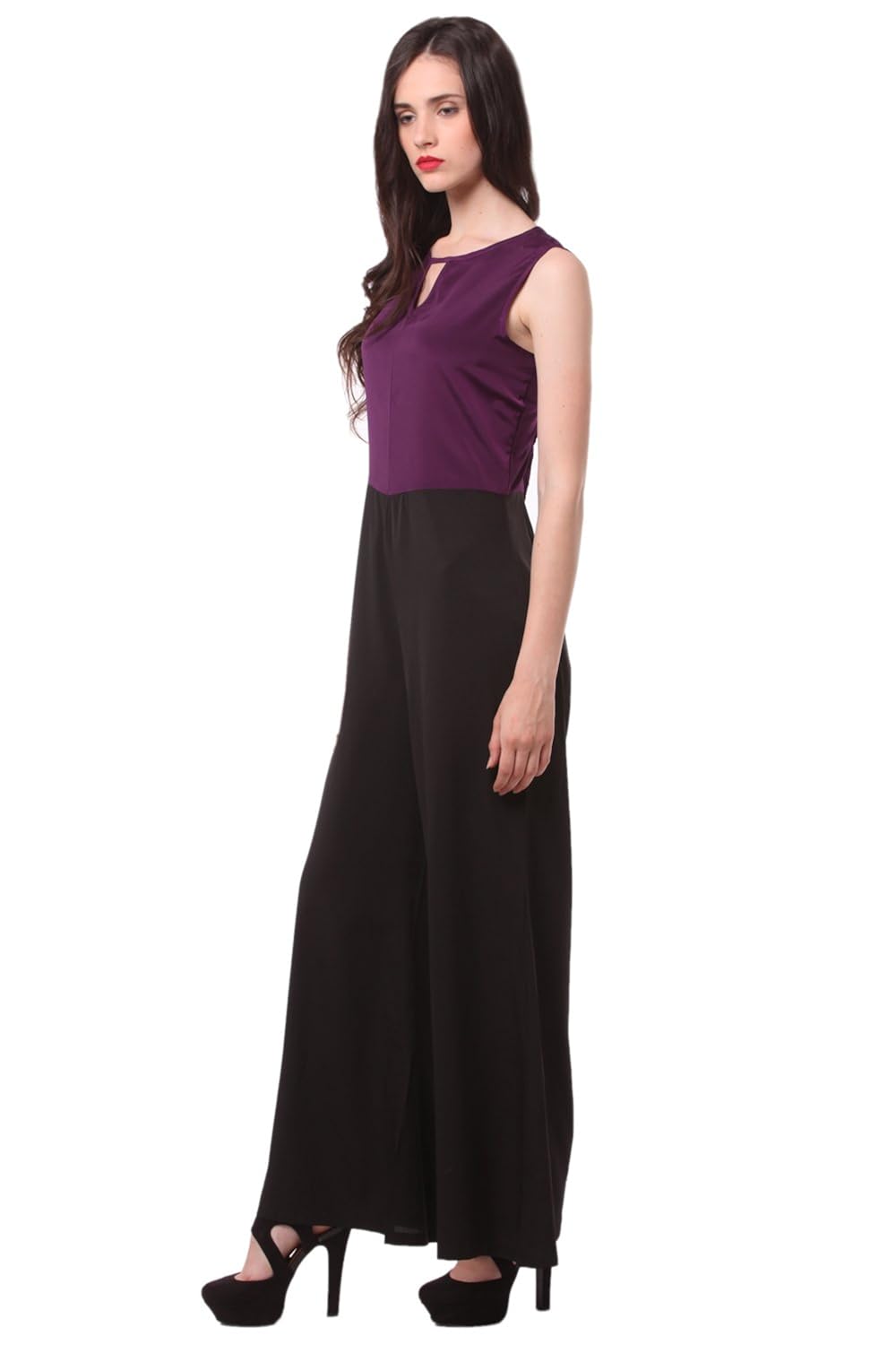 eyelet printed women's jumpsuit