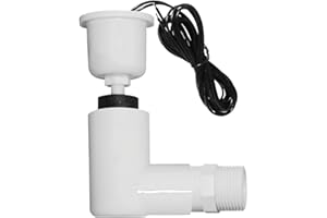 DGFOLURNT 1 Pack SS2 Float Switch L Shape Safe-T-Switch for HVAC Drain Pan Condensate Outlet, AC Float Switch, Water Level Accessory for Air Conditioner with Condensate Overflow Detection