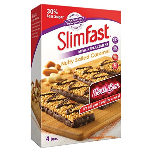 Slimfast Meal Replacement Bar Nutty Salted Caramel