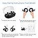 APEKX Mini True Wireless Bluetooth V4.2 Stereo Surround Sound In-Ear Sports Headphones, Earbuds, Earphones, Headsets with Mic, Charging Box for iPhone, Samsung, IOS, Android