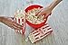 Popcorn Popper with Hot Air Collapsible Microwave Bowl in Red with Handles with Theatre Style Bags Included by Zelquin