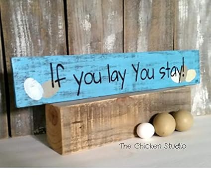 Amazoncom Chicken Coop Sign Egg Sign Chicken Decor Farm Sign Funny