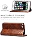 iPhone 8 Case, iPhone 7 Case, SINIANL Leather Wallet Folio Case Book Design Flip Cover with Stand and ID Credit Card Slot Magnetic Closure for iPhone 8/7