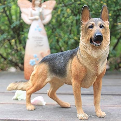 Amazon Co Jp 1 のホールセラーとのコレクションのジャーマン シェパードアイリッシュウルフハウンドの羊飼い犬の装飾的な樹脂工芸品の小売企業のシミュレーションモデル ホーム キッチン
