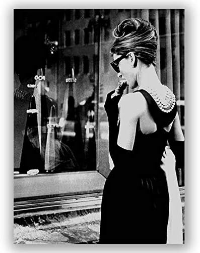 Box Prints Audrey Hepburn Breakfast at Tiffanys movie canvas wall art print picture large small