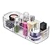 InterDesign Rain Cosmetic Organizer Bin for Vanity Cabinet to Hold Makeup, Beauty Products - Deep, Clear
