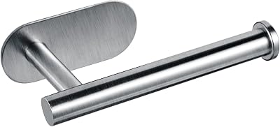 YUET Self-Adhesive Toilet Paper Holder SUS-304 Stainless Steel Brushed