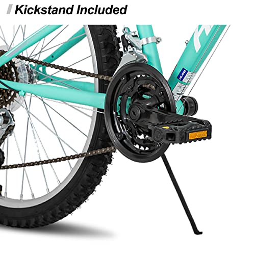 Hiland 24 inch Kids Mountain Bike for Age 712,18 Speed,Suspension Fork