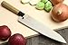 Yoshihiro VG-10 46 Layers Hammered Damascus Gyuto Japanese Chefs Knife (Octagonal Ambrosia Handle)