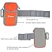 yodo Running Sport Armband with Key Holder and Earphone Hole,2 Pouches Fits for iPod Nano/Cell Phone iPhone7/8/6S/6/Samsung Galaxy S6/S7 Edge for Workout Exercise Gym Jogging Walking Biking,Orange