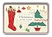 Cavallini Glitter Vintage Christmas 36 Assorted Gift Tags