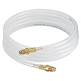 PrimeWeld Argon/Inert Gas Hose 6' Reinforced Clear