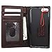 Genuine Italian Full Real Leather Case for iPhone 7 Book Wallet Slim Cover Handmade Luxury Cards Slots Retro Classic Brown Thin DavisCase