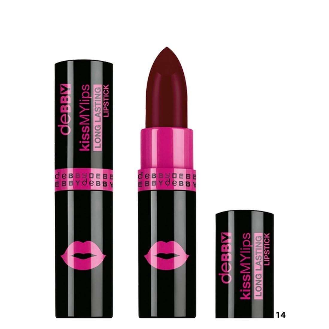 Debby Kiss My Lips Long Lasting Lipstick 14 Bordeaux