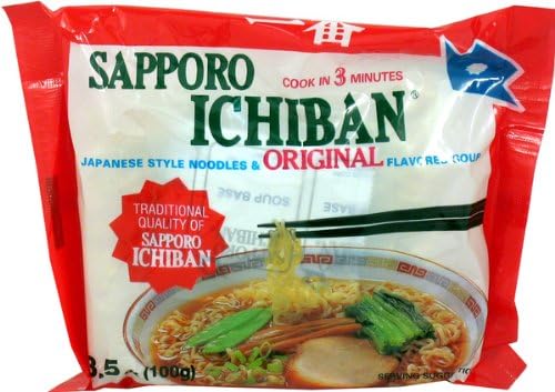 Sapporo Ichiban Original Soy Sauce Flavour Noodles 100g