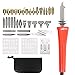 Wood Burning Kit , 38PCS Woodburning Tips for Wood Burning/Carving/Embossing/Soldering + Wood Burning Pen + Soldering Tips + Stencil + Stand + Carrying Case